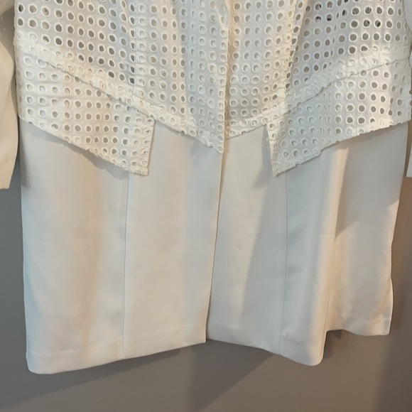 Chico's White Blazer Eyelet - Picture 6 of 10